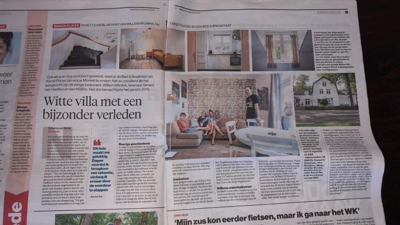 Koepel Enschede Pension Buitenkant foto